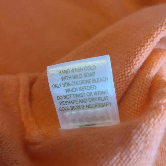 Garnet Hill Cashmere Long Sleeve Ruffle Cardigan Sweater S - Picture 6 of 7